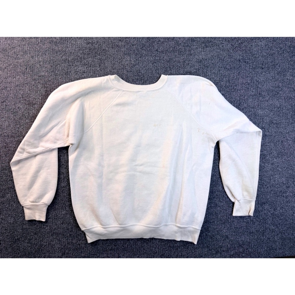 Vintage Crazy Shirts Hawaii B Kliban Cat Sweatshirt Large White Graphic Crewneck - Picture 9 of 9
